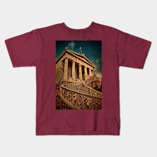 Greece. Athens. National Library. Kids T-Shirt